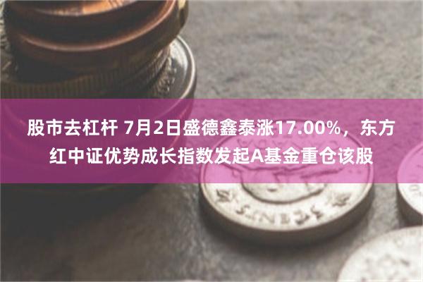股市去杠杆 7月2日盛德鑫泰涨17.00%，东方红中证优势成长指数发起A基金重仓该股